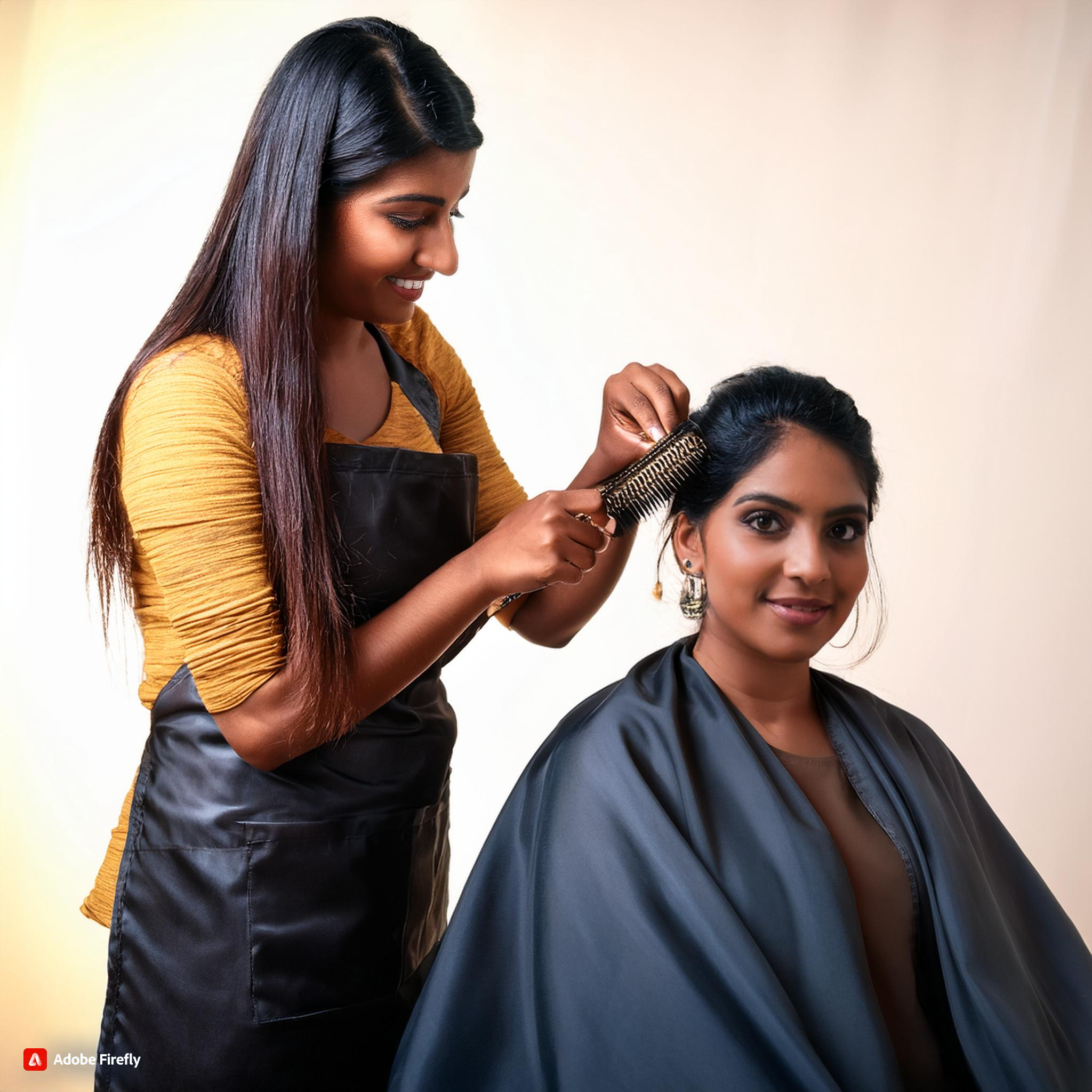 Firefly Indian women hair stylist working 67017